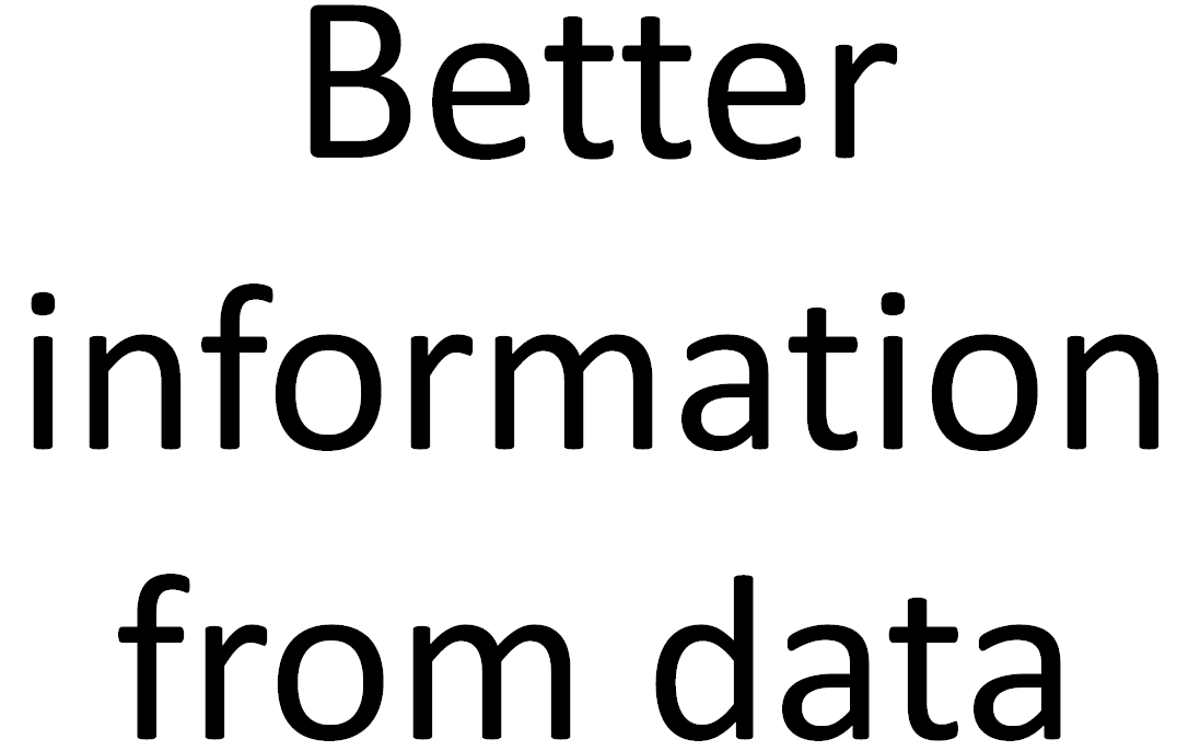 You are currently viewing Better information from data