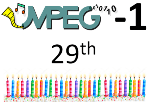 Read more about the article Celebrating the anniversary of the first MPEG standard