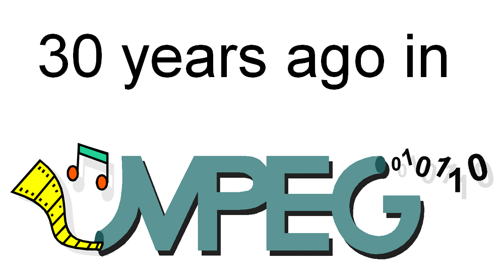 Read more about the article Thirty years ago, in MPEG